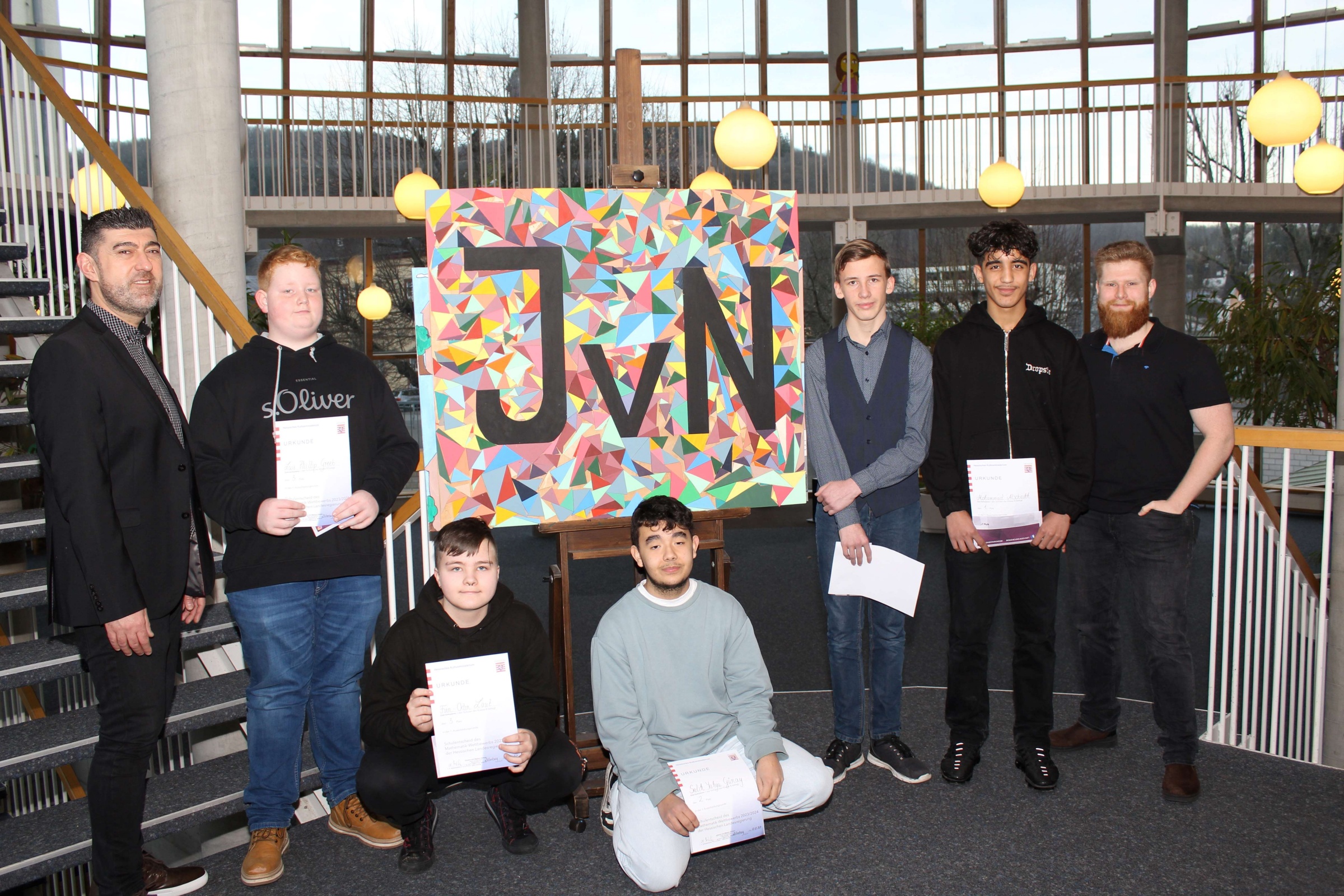 Sieger der ersten Runde des 55. Mathematikwettbewerbs an der Johannvon